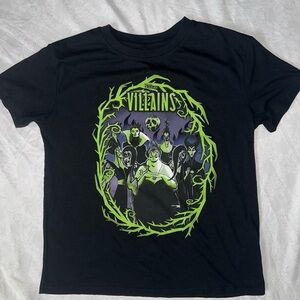 Disney Black and Green Villains Tee